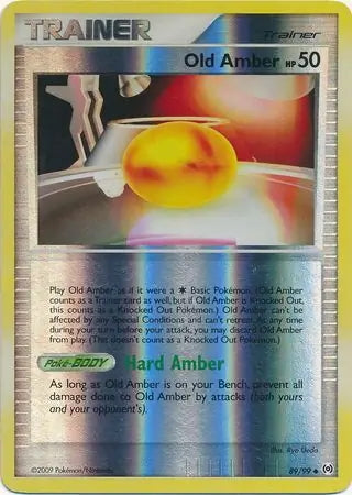 Arceus Set Old Amber #89/99 reverse holo